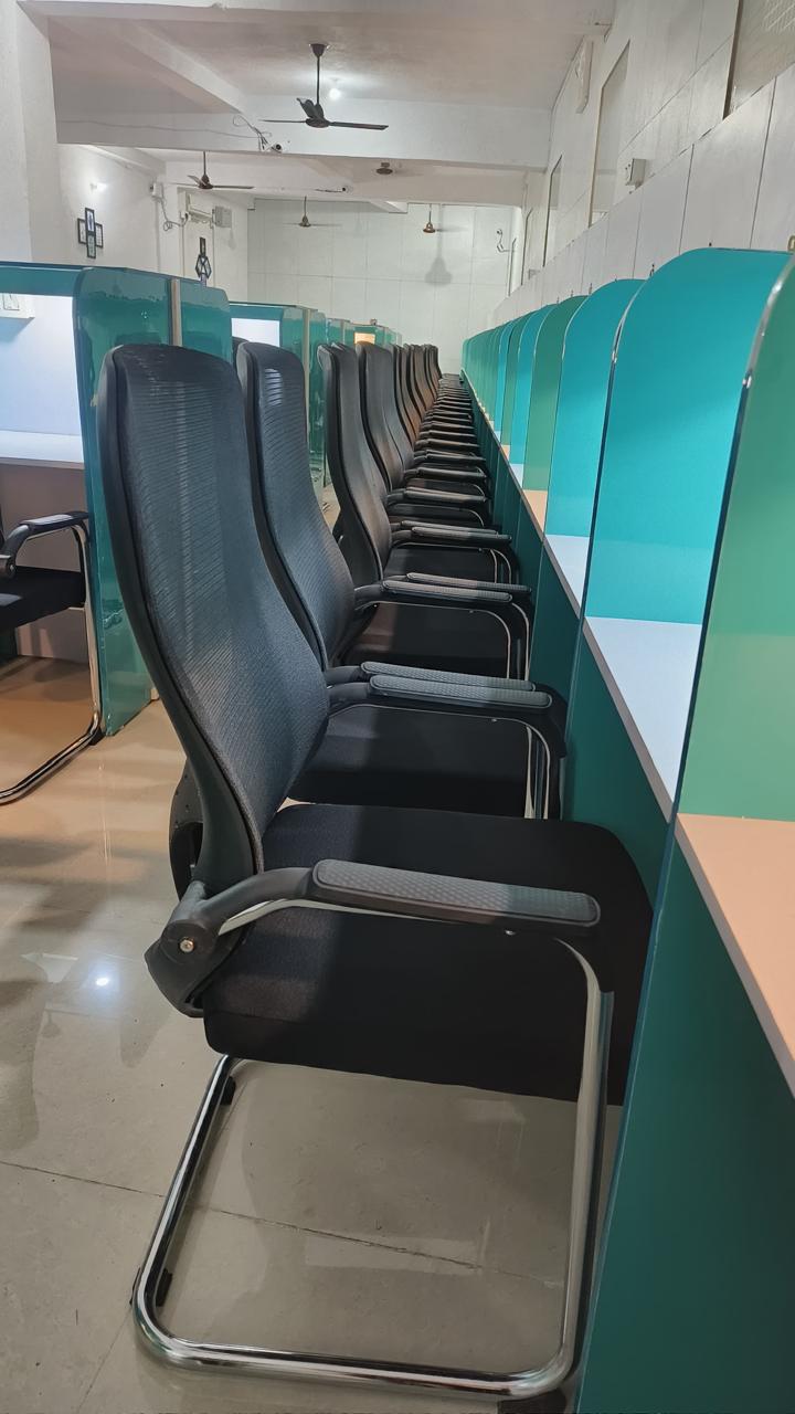 Comfortable seating at Iqra Library