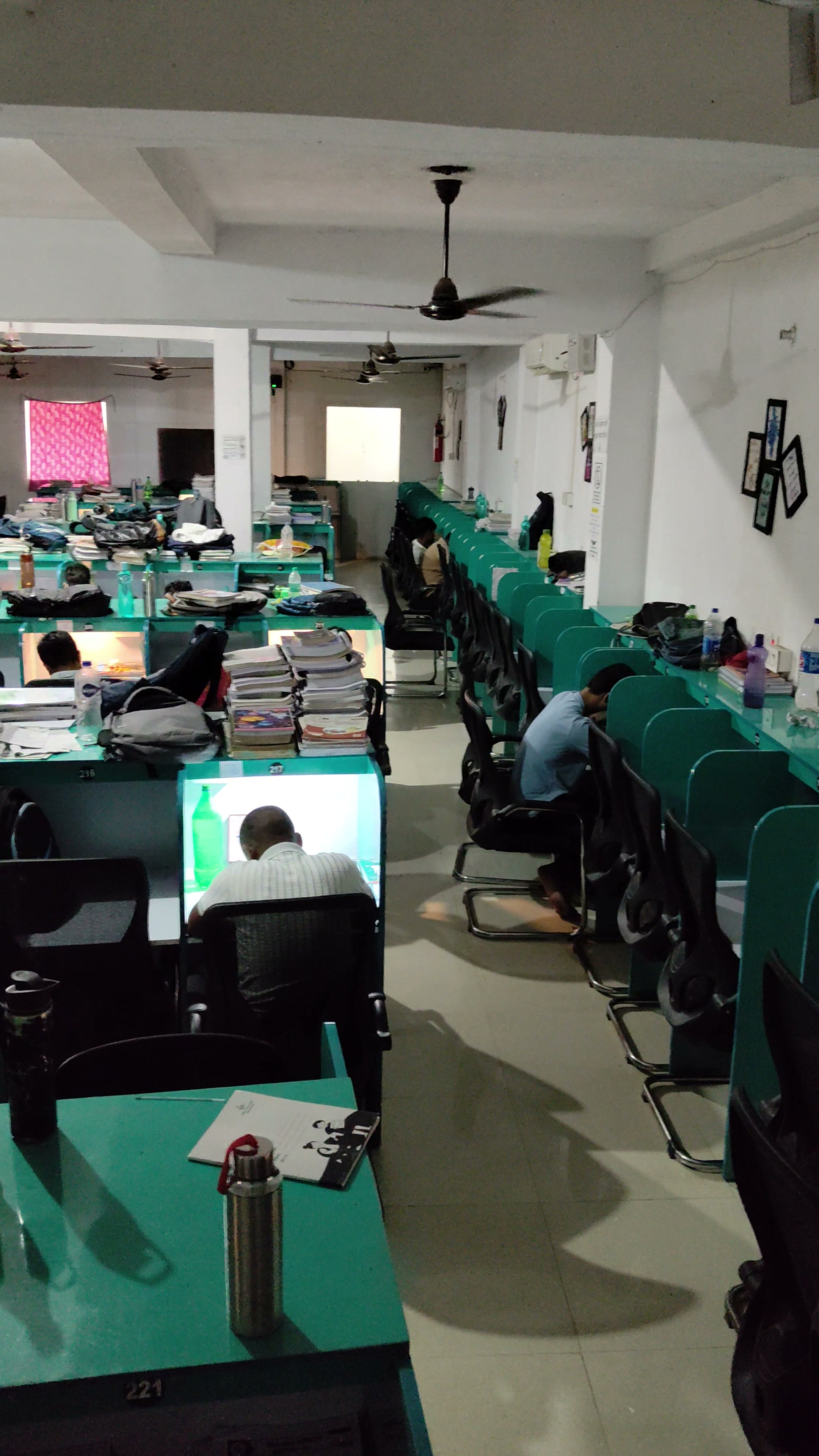 Students deep in study